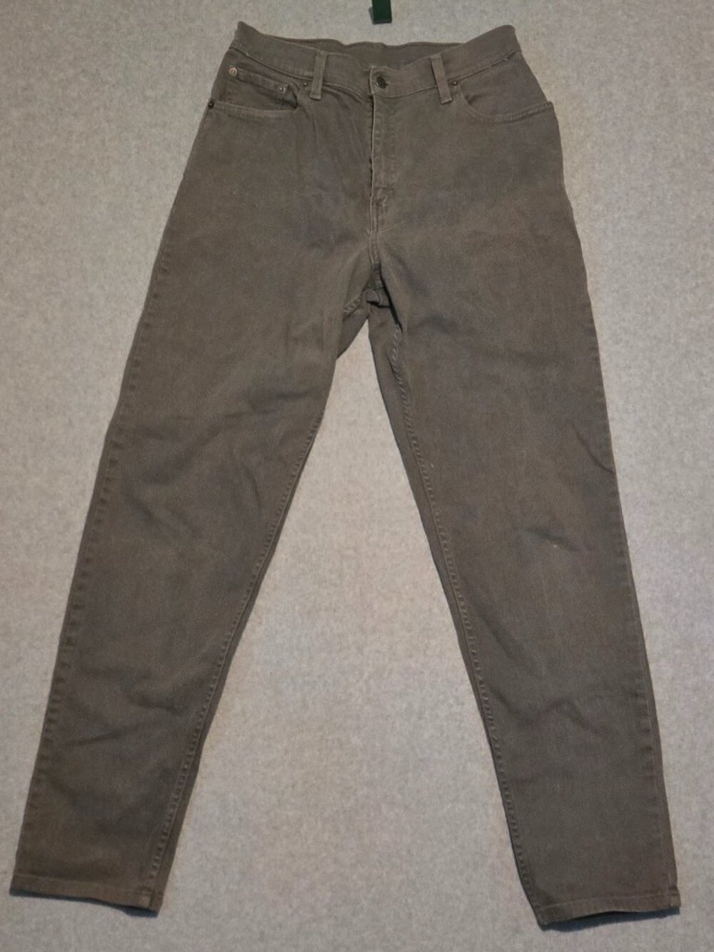 Levi's 550 Jeans Gray Relaxed Fit Tapered Women's Size 12 Long
